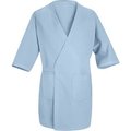 Vf Imagewear Red Kap¬Æ Collarless Butcher Wrap W/Pockets, Light Blue, Polyester/Combed Cotton, S WP10LBRGS